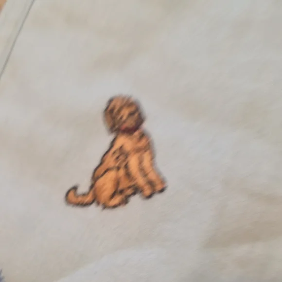 J.Crew Golden Doodle Light Blue Flannel Pajama Pants SZ Small NWT - Picture 3 of 8